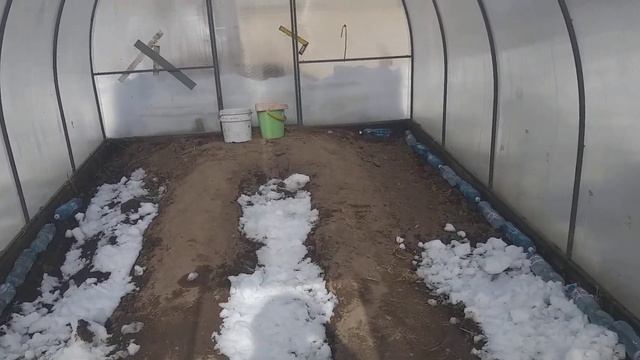 Первое весенние удобрение,готовлю теплицу к посеву.26 марта.Сибирь.??? смотреть онлайн