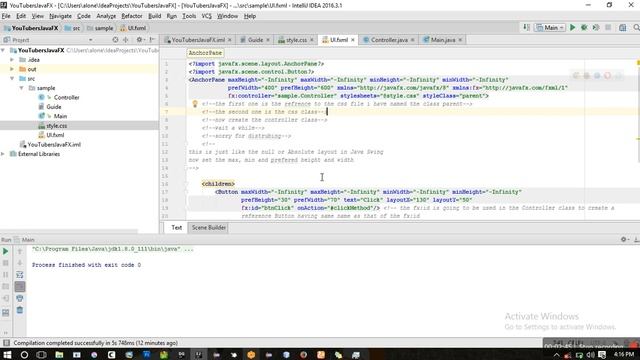 2 JavaFx CSS смотреть онлайн