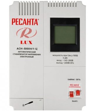 Стабилизатор напряжения серии LUX РЕСАНТА АСН не включается.