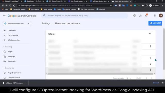 I Will Configure Google Instant Indexing API with SEOpress for WordPress | URL index | Google Index смотреть онлайн