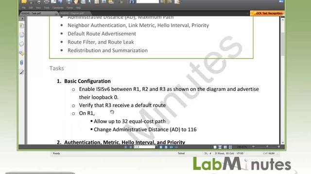 LabMinutes# RS0045 - Cisco IPv6 ISIS (Part 1) смотреть онлайн
