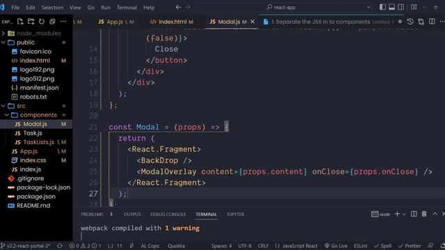 ReactJS - React Portals || How to use it? || Hindi || Coding Scenes смотреть онлайн