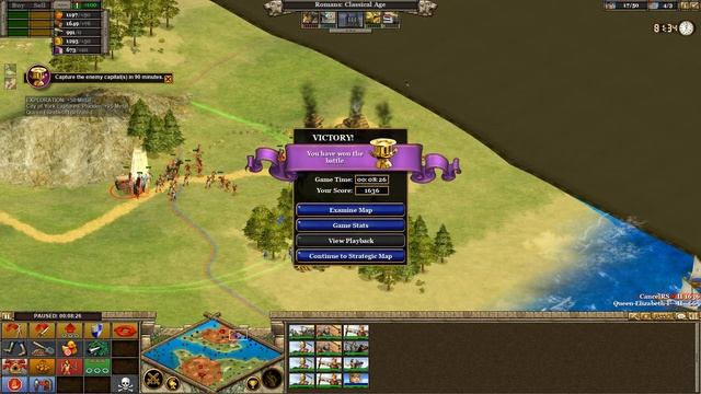 Rise of Nations. Завоевание мира (Рим, достоверно). Часть 4 - Завоевание Британии смотреть онлайн