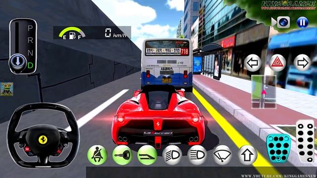 3D Driving Class #19 - Gas Station Funny Driver New Sport Car LaFerrari - Android GamePlay смотреть онлайн