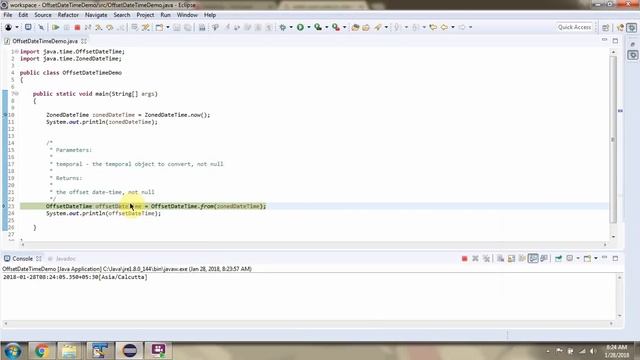 How to convert temporal object to OffsetDateTime using from method of OffsetDateTime Class? смотреть онлайн
