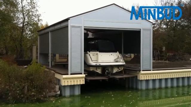 Эллинг для яхты компании МинБуд 2 смотреть онлайн