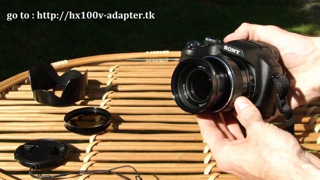 SONY HX100V and HX200V filter adapter ring, adapterring, use filters with HX100V and HX200V