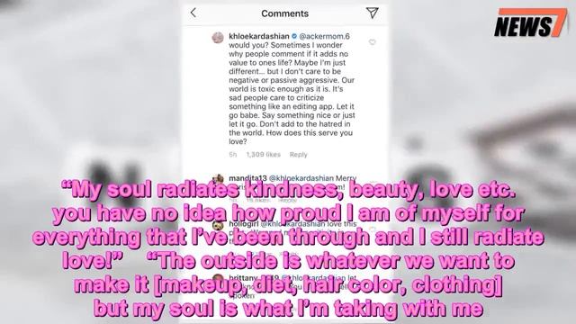 Khloé Kardashian Claps Back Against Photoshop Allegations: 'I Still Radiate Love!' - 247 news смотреть онлайн