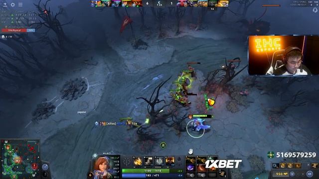RAIGOR GAMEPLAY -1 brain dota | IHC смотреть онлайн