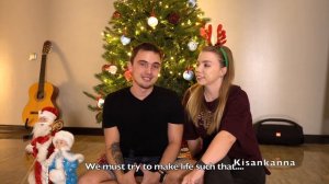 New year's greetings Kisankanna! Happiness in the new year/ Новогоднее поздравление! Счастья в 2020