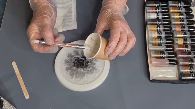 #1418 Shimmery Resin Flower Using Metallic Alcohol Inks смотреть онлайн