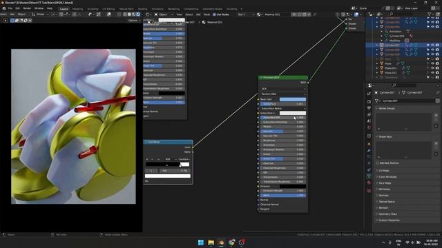 Blender Random Material Advanced Tutorial смотреть онлайн