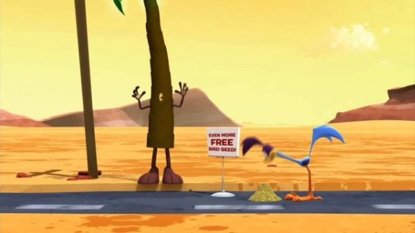 Wile E Coyote And The Road Runner In "Camo Coyote"