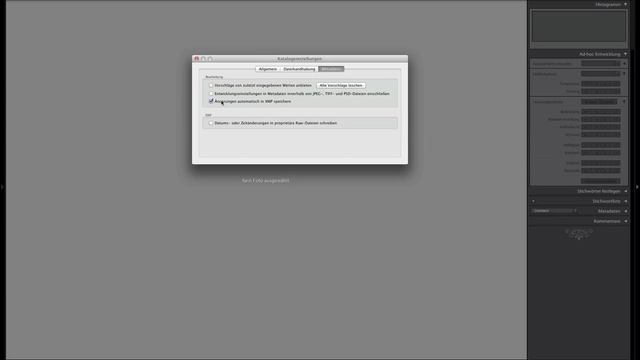 XMP-Dateien Automatisch Archivieren - Tutorial ? PHOTOSHOP LIGHTROOM ? Krolop&Gerst
