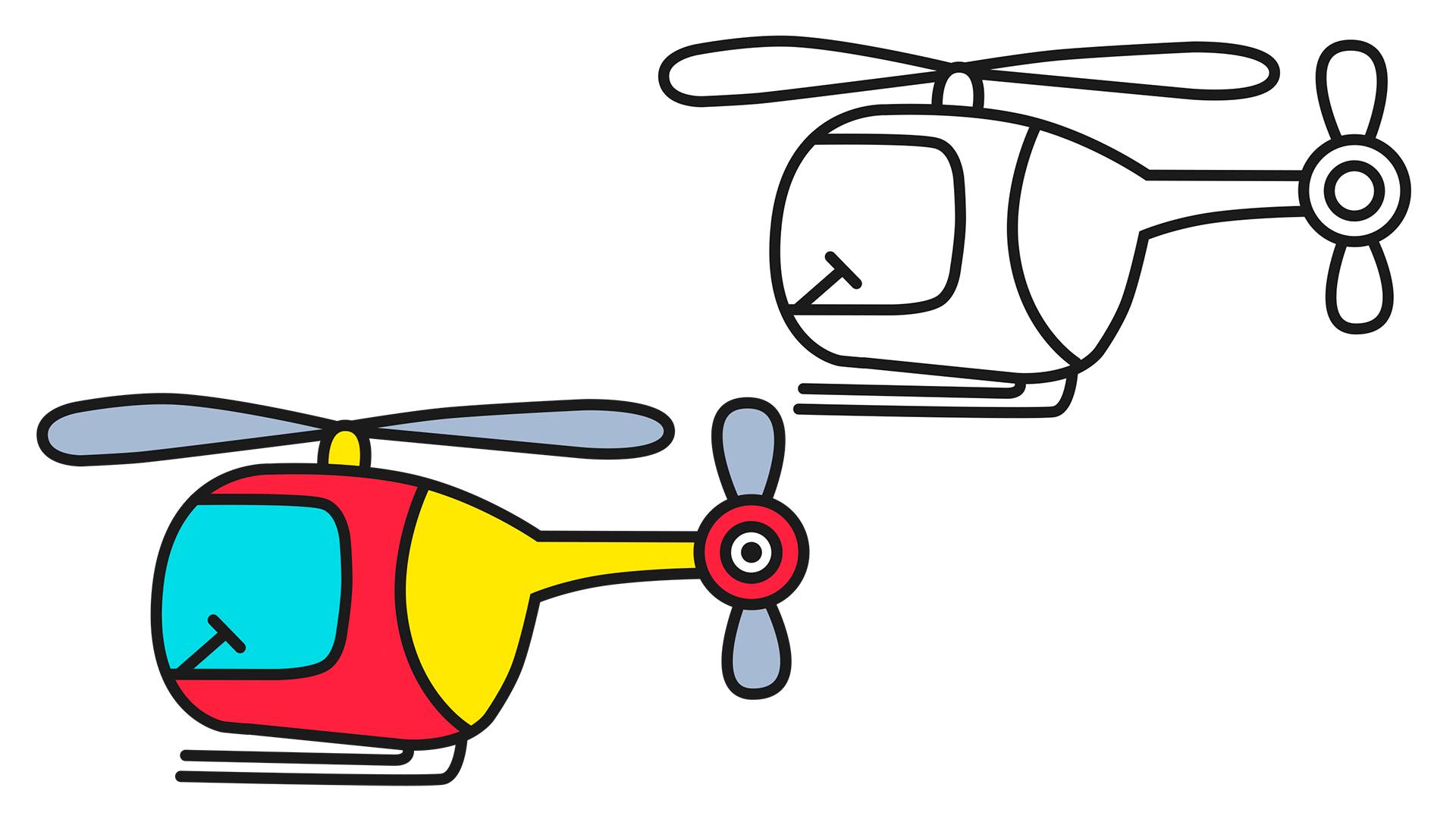 Как нарисовать вертолет смотреть онлайн