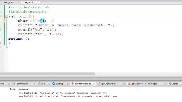 C Tutorial 4.2: C Code for How Computer looks at your file & character to ASCII смотреть онлайн