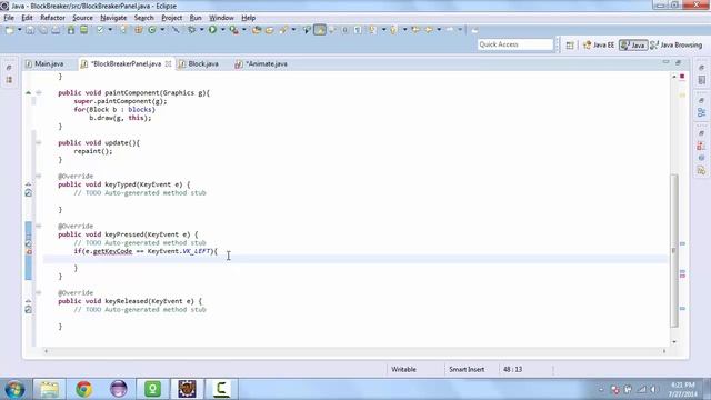 Learn How to Build a Game Using Java - Creating Runnable Class смотреть онлайн