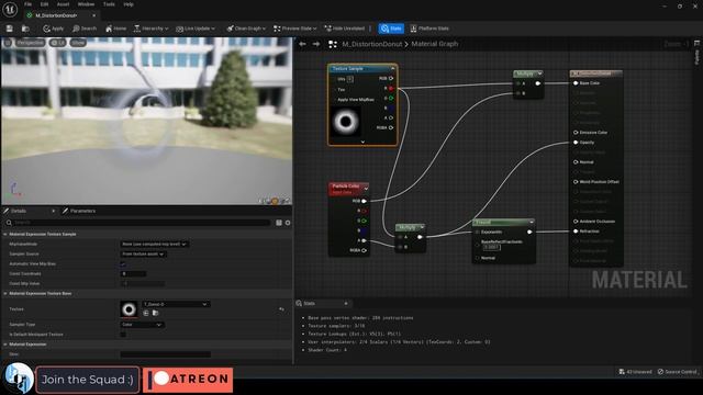 Unreal5 Niagra VFX: Distortion Waves EFFECT смотреть онлайн