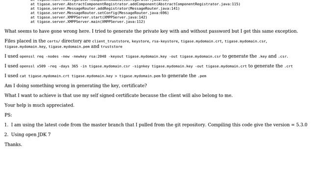 DevOps & SysAdmins: Using self signed certificates with Tigase XMPP server смотреть онлайн