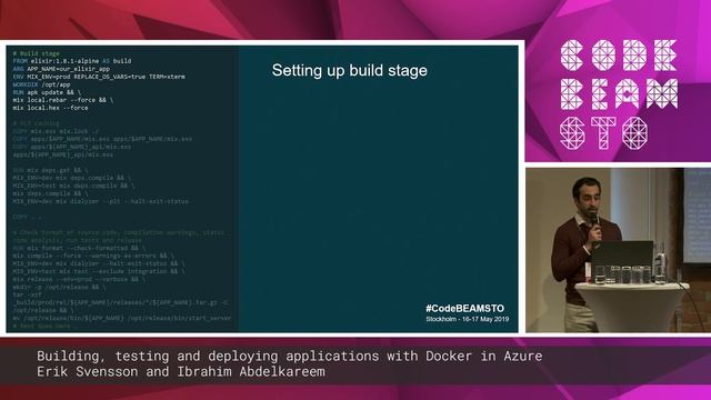 Erik Svensson & Ibrahim Abdelkareem - Building, testing and deploying apps with Docker in Azure смотреть онлайн