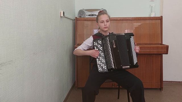 Гончарова Анна, баян, 13 лет, Детская музыкальная школа №1, г. Белгорода смотреть онлайн