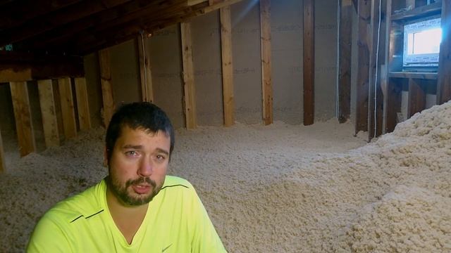 Утепление чердака и стен засыпным утеплителем Steico zell. Личный опыт - СТРОЙКА. Дом за 226 дней смотреть онлайн