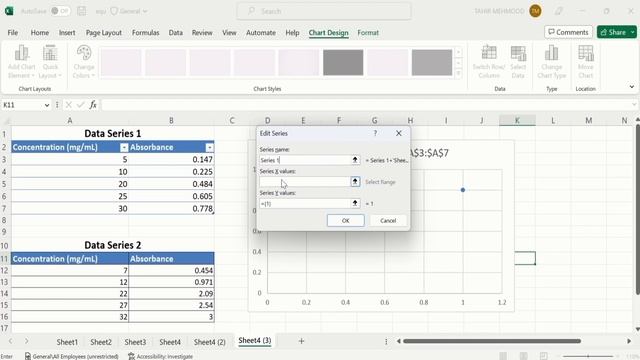 Quickly Add a Series of Data to X Y Scatter Chart смотреть онлайн