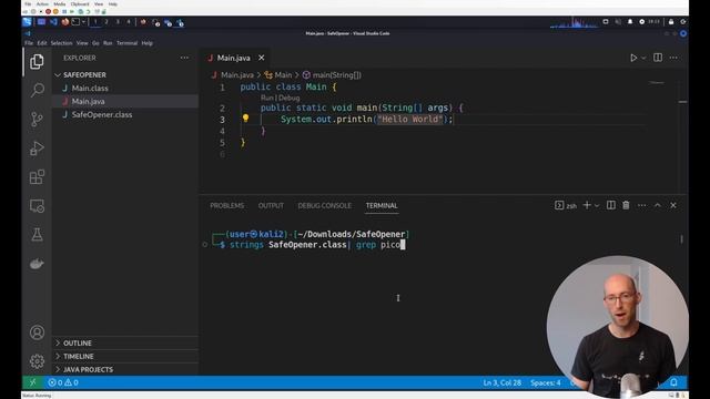 PicoCTF Walkthru [104] - Safe Opener 2 (Java class file reversing) смотреть онлайн