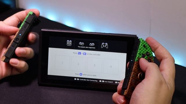 Gioteck JC 20 Nintendo Switch controller | Minecraft Edition смотреть онлайн