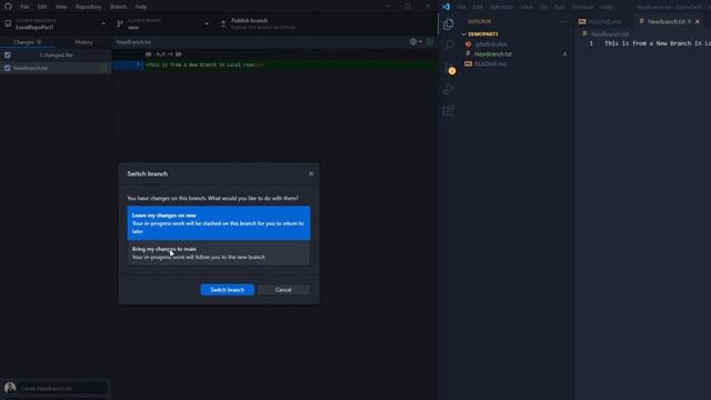 How to make branches and compare code across them | GitHub Desktop Masterclass #github #git смотреть онлайн
