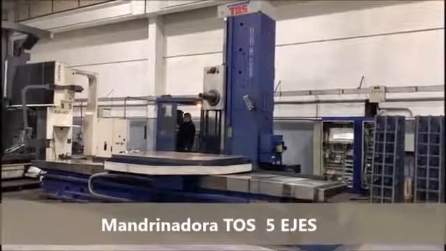 TOS WHN (Q) 13 CNC Table type boring machine CNC смотреть онлайн
