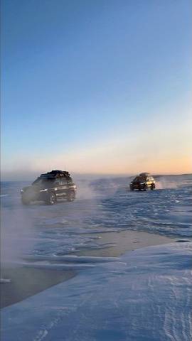 Почему парит не замерзающая наледь на реке в -30 смотреть онлайн