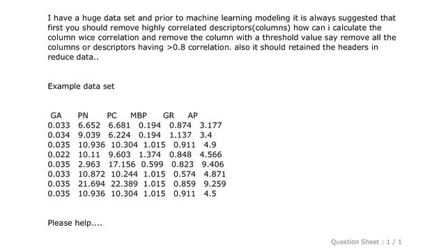 PYTHON : How to calculate correlation between all columns and remove highly correlated ones using p смотреть онлайн