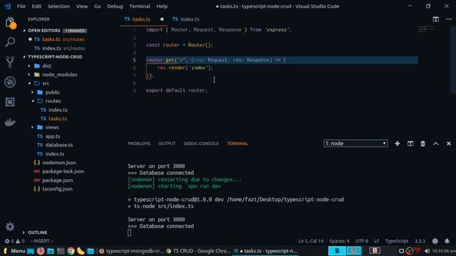 Typescript, Nodejs & Mongodb CRUD смотреть онлайн