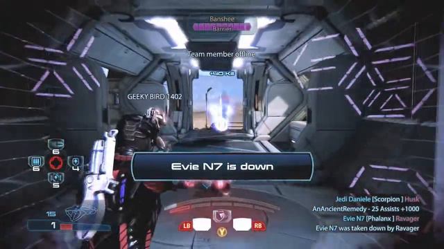 Mass Effect 3 - N7 Paladin Sentinel Build with Hurricane/Scorpion (Gold/Reapers) смотреть онлайн