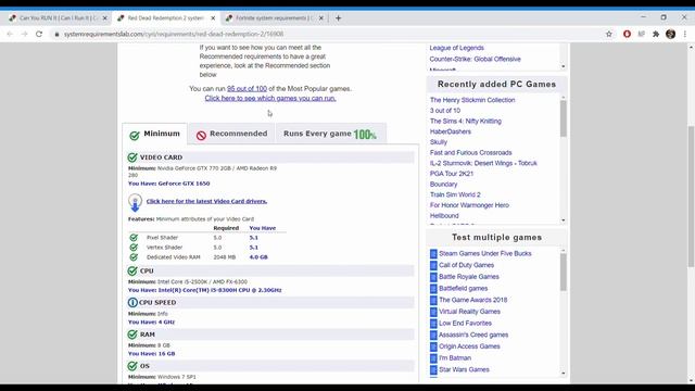 ASUS X571GT-BQ597 Intel Core i5-8300H - Can You RUN It | Can I Run It | Can My PC Run It смотреть онлайн