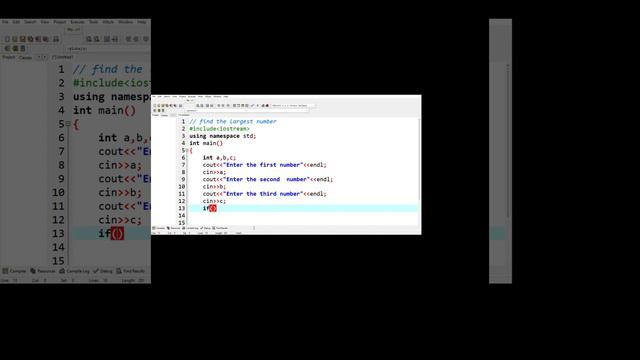 Lec#4| C++ program to find the largest among 3 Number(User input)| Find largest number in C++| смотреть онлайн