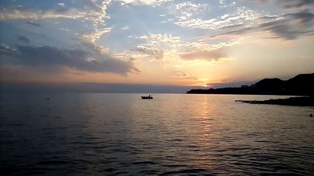 ЧЁРНОЕ МОРЕ. ЗАКАТ. ПЛЕСК ВОЛН. смотреть онлайн