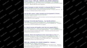 Невозможно установить безопасное соединение