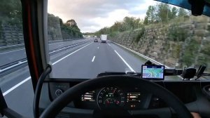 Дальнобой по Европе Франция едем по горам на выгрузку отвечаю на вопросы о работе