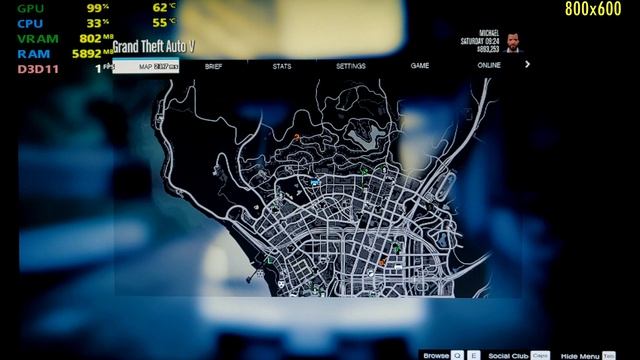 GT 710 | GTA V / 5 - 720p & 800x600 Lowest settings! смотреть онлайн