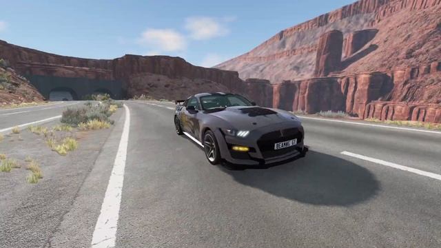 Utah, high speed crash 2nd race | Ford Mustang Shelby GT500 смотреть онлайн
