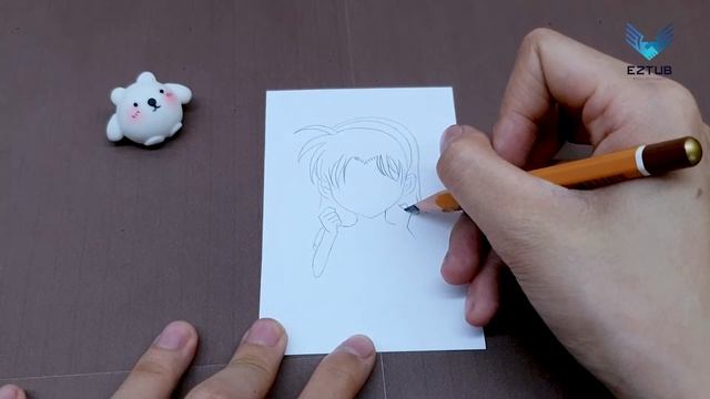 Sketch girl of the elementary detective team | Sketching cute Ayumi portrait смотреть онлайн