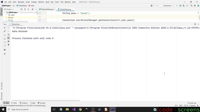 Deleting data in MySQL using Statement Interface | JDBC Episode 07 | தமிழ் смотреть онлайн