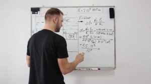 Растяжение-сжатие. Эпюра перемещений. Деформация. Сопромат.