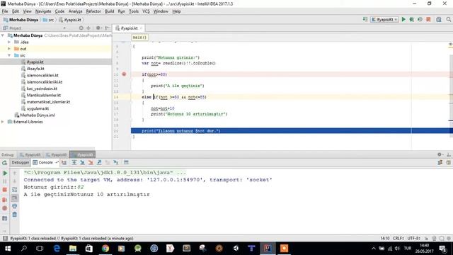 018. Kotlin'de 'if', 'else if' ve 'else' Kullanımı смотреть онлайн