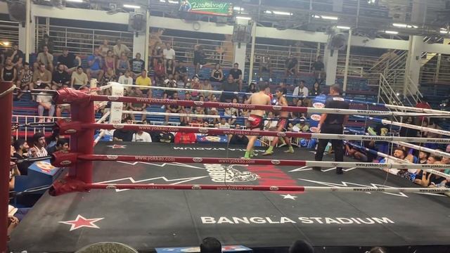 Лоукик в голову!Давид Григорян(Армения)-Kohcheh (Тайланд)