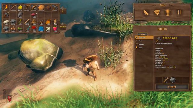 Valheim Episode 5- Flint Pickaxe and Crude Bow смотреть онлайн