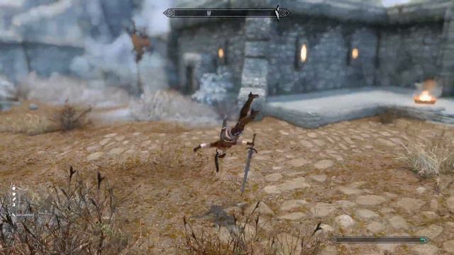 Skyrim SE Dodge Animation смотреть онлайн