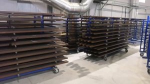 Автоматизированная Покраска погонажных изделий, полный цикл производства